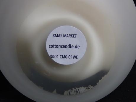 TESTED - Cotton Candle Kerze Christmas Market