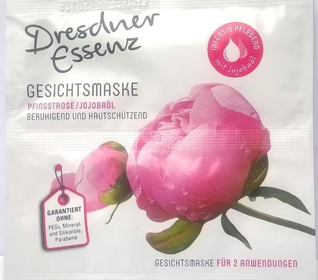 Dresdner Essenz Gesichtsmaske Pfingstrose/Jojobaöl + Aufgebraucht 1. Quartal 2016