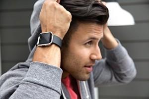 Fitbit Fitness Uhr Blaze, Schwarz, L, FB502SBKL-EU2