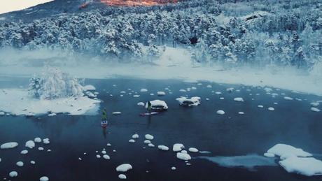 SUP Winter Abenteuer in Norwegen