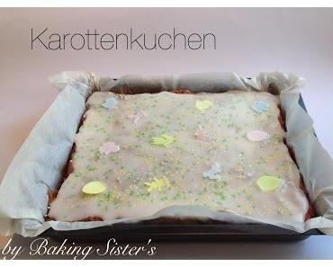 Karottenkuchen mit Zuckerguss und Warum sich dieses Mal nicht nur der Osterhase freut