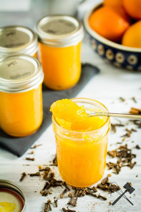 Orangenmarmelade mit Zimt und Nelken (6)