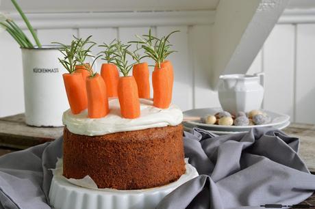 Dinkel - Möhrentorte mit Frischkäsecreme / Carrot Cake Recipe