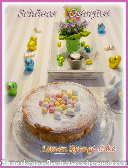 Lemon Sponge Cake Ostern 1