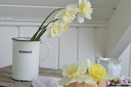 Blumentörtchen: Brownies mit Quarkcreme / Chocolate Brownie Cake