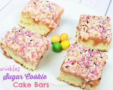 {Osterrezept}: Sprinkles Sugar Cookie Cake Bars