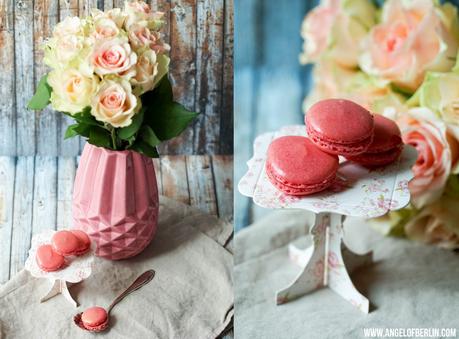 [bakes...] Raspberry Macarons {Macarons für Anfänger}