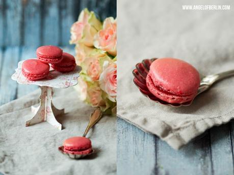 [bakes...] Raspberry Macarons {Macarons für Anfänger}