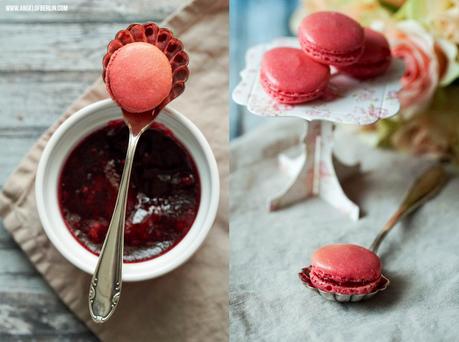 [bakes...] Raspberry Macarons {Macarons für Anfänger}