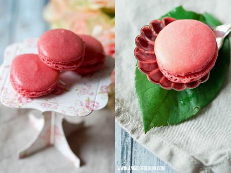 [bakes...] Raspberry Macarons {Macarons für Anfänger}