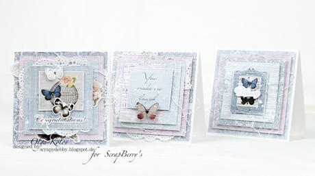 Inspiration with ScrapBerry's - Butterfly Cards