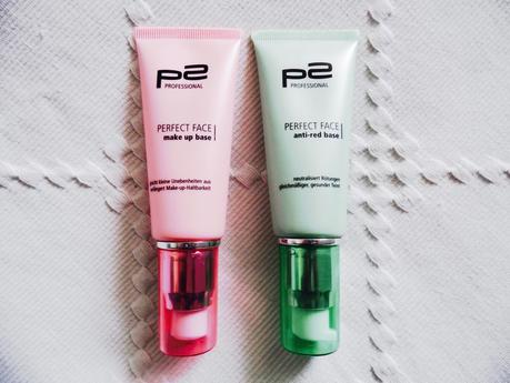 Top oder Flop: p2 professional Perfect Face make up base & p2 professional Perfect Face anti-red base