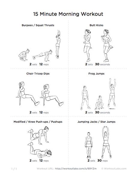 15 Minute Morning Workout