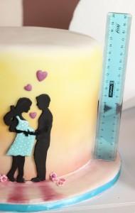 Silhouette Cake Babyparty mal anders
