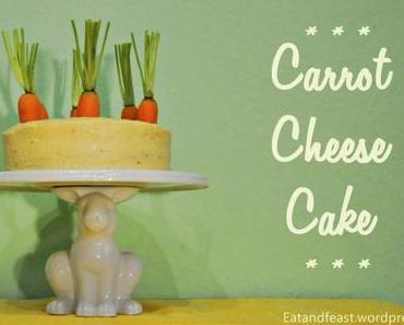 Zu Ostern gibt’s Carrot Cake mit Cheesecake Füllung