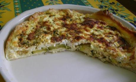 Zucchini-Feta-Tarte