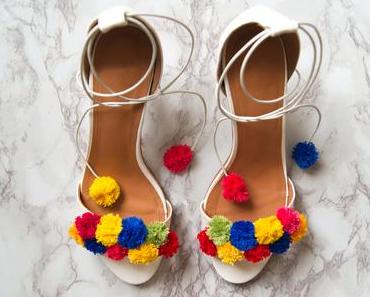 DIY Pom Pom Heels