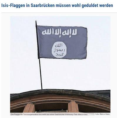 Merkels Kampf gegen den Terror: Gehören jetzt auch IS-Flaggen zu Deutschland?