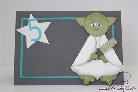 In{k}spire_me Challenge #244 – Möge die Macht mit Dir sein ODER {Punch Art Yoda für kleine Jedi Ritter}