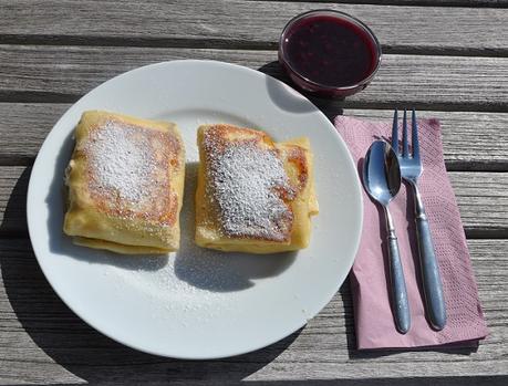 Blintzes mit Quarkfüllung