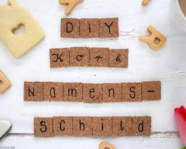 DIY Kork Namensschilder mit Wayfair*