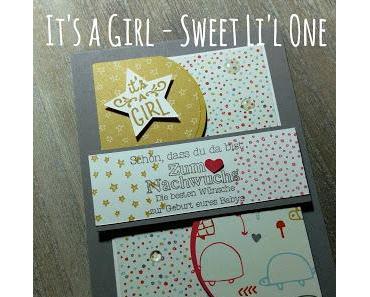 MtS #120: It's a girl - Sweet Li'l One - Babykarte