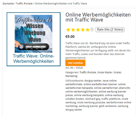 Kundenmeinungen zum Traffic-Wave-Portal