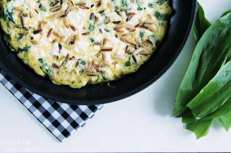 Bärlauch Frittata - Frühlingsrezept mit Resteverwertung Bärlauch Frittata - Frühlingsrezept mit Resteverwertung