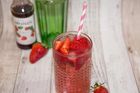 Drink: Erdbeer - Vanille Gin