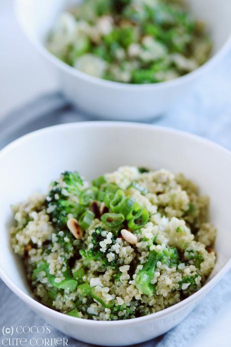 Quinoasalat mit Brokkoli, Avocado und Feta - grosse Quinoa Liebe Quinoasalat mit Brokkoli, Avocado und Feta - grosse Quinoa Liebe