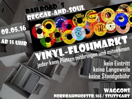 Reggae Soul Vinyl Flohmarkt am 8. Mai 2016 in Stuttgart!