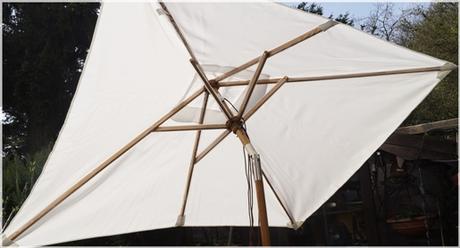 Sekey® Holz-Sonnenschirm der Marktschirm für den Garten