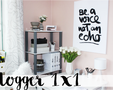 Blogger 1x1: Mein Blogger Office - Roomtour + Verlosung!