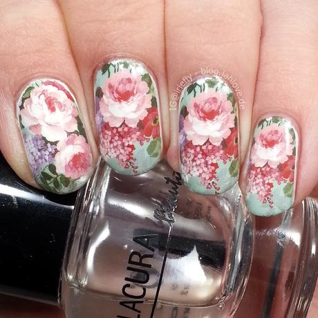 [Nails] Vintage-Rosen Waterdecals C6-001