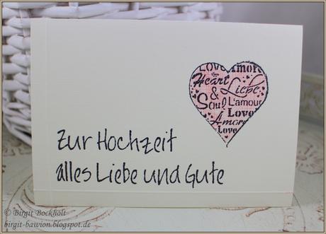 Zur Hochzeit