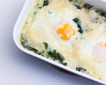 Spinat-Eier mit Parmesan
