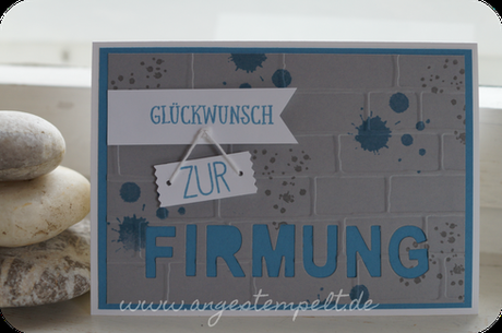 Glückwunschkarte zur Firmung - Patricia Stich 2016