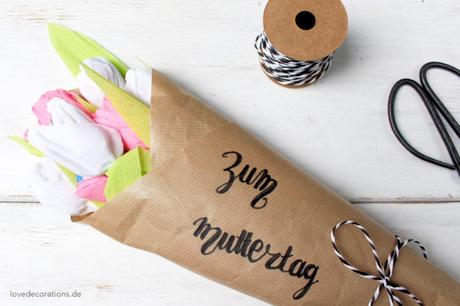 Tulpenstrauß Bonbons Muttertag 21