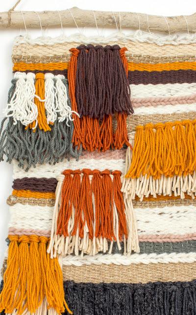 DIY | Upcycling | Wandteppich | Wandschmuck | Webteppich | Selber machen | Weben