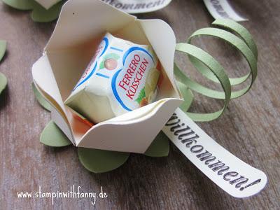 Willkommens-Goodies für die Hochzeit (den Workshop) mit Ferrero-Küsschen Willkommens-Goodies für die Hochzeit (den Workshop) mit Ferrero-Küsschen