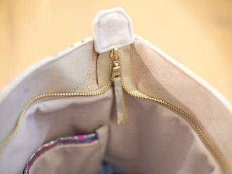 Marmorierte Tasche aus Kork – mein Beitrag für den Design Award Kork von Makerist