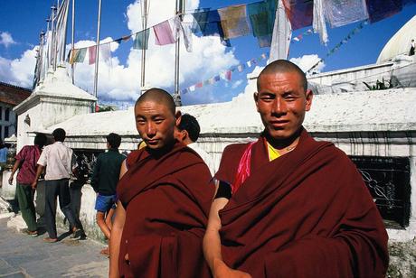 Mönche-Nepal-alte-Fotos