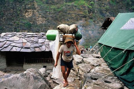 Nepal-träger-alte-fotos