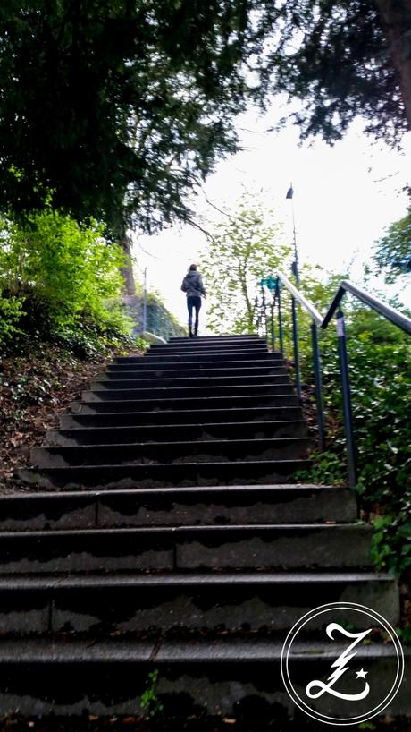 Treppe rauf zur Sparrenburg | Zuckergewitter.de