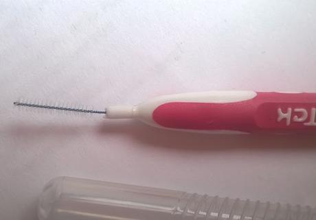 DenTek Easy Brush Interdental-Bürsten Minze Mega Fein + Lidschatten Pinsel Nylon Pinsel Auge