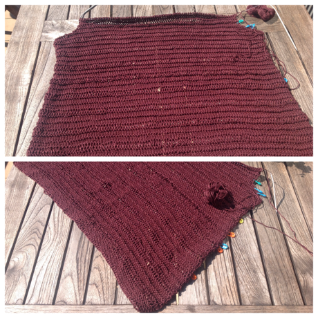 Stricken im und für den Sonnenschein – oder – Gestrickter Sommerpulli