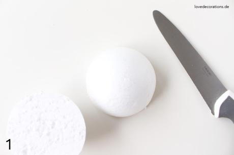 DIY Geschenkverpackung Pusteblume