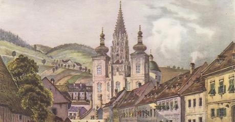 Mariazell-Basilika-um-1800