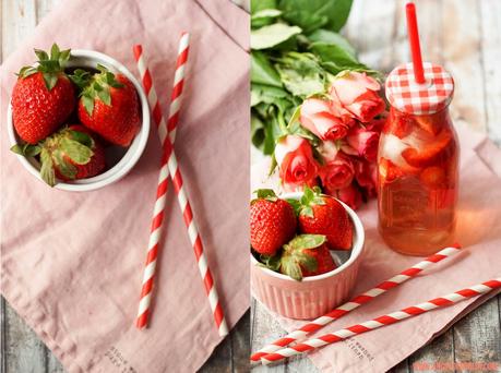 [drinks...] Strawberry Rose Ice Tea