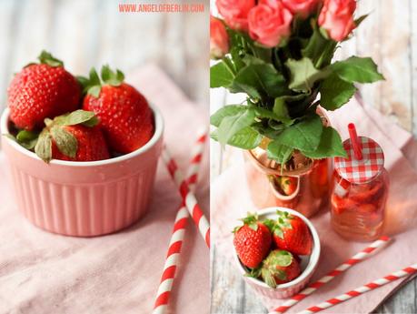 [drinks...] Strawberry Rose Ice Tea